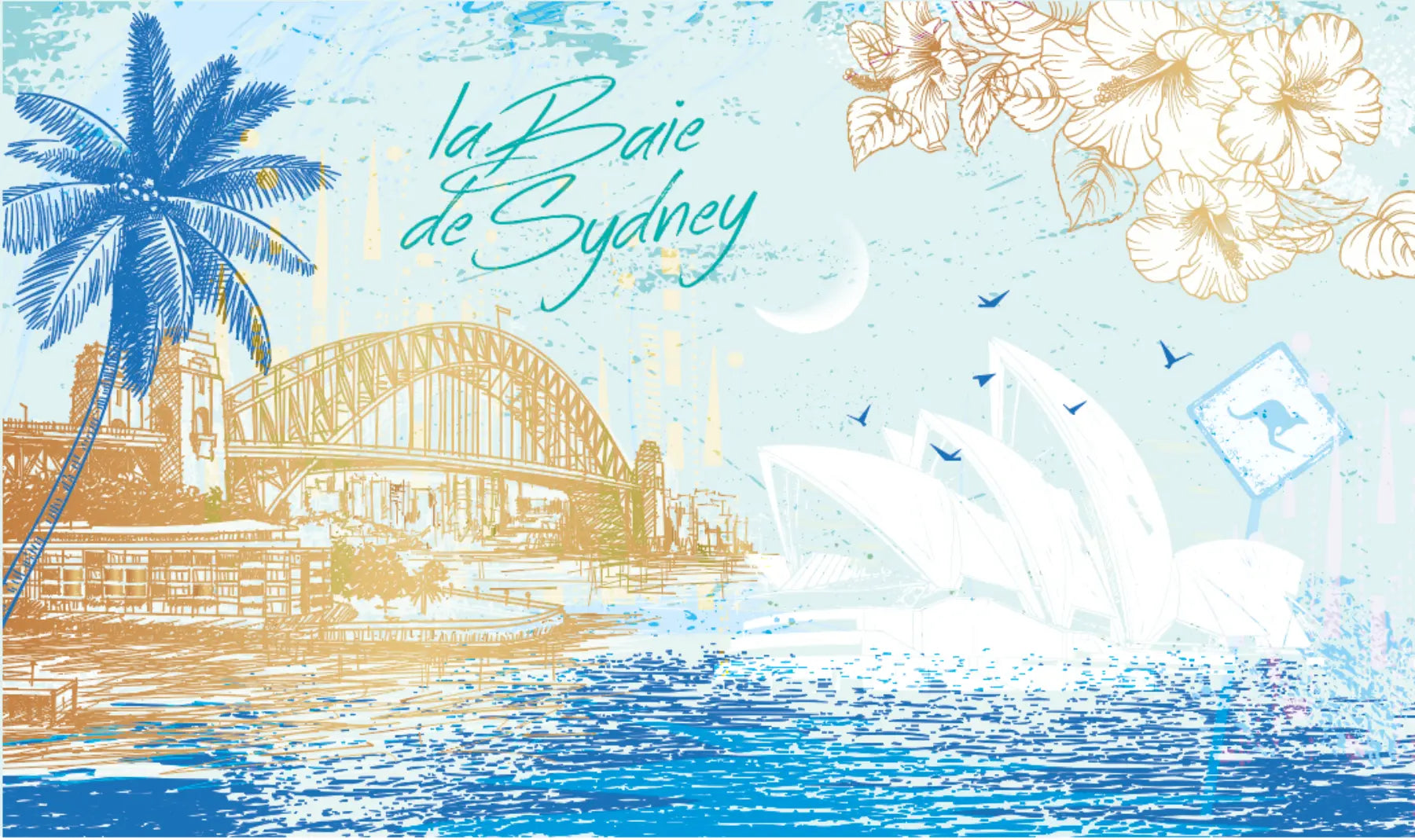 La Baie de Sydney - Papier peint panoramique Dywall