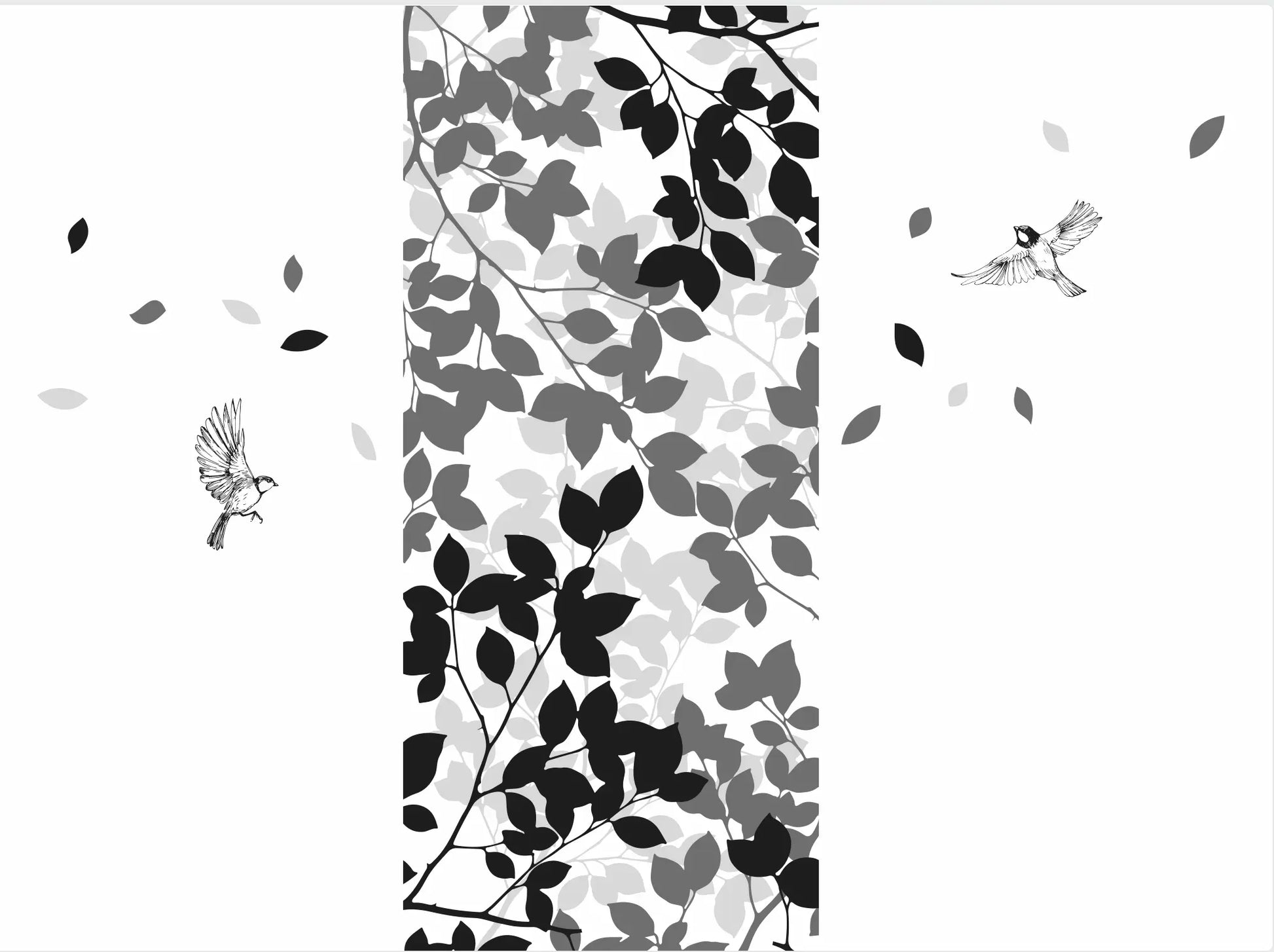 Souffle végétal - Motifs échappés - Dywall