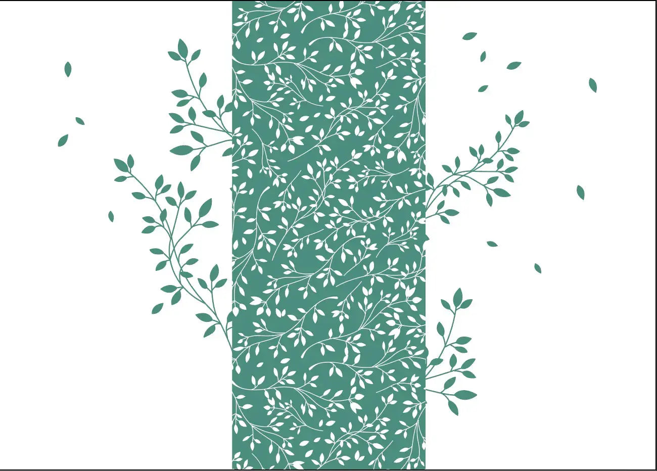 Feuillage discret - Motifs échappés Dywall