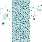 Terrazzo Aqua - Motifs échappés Dywall