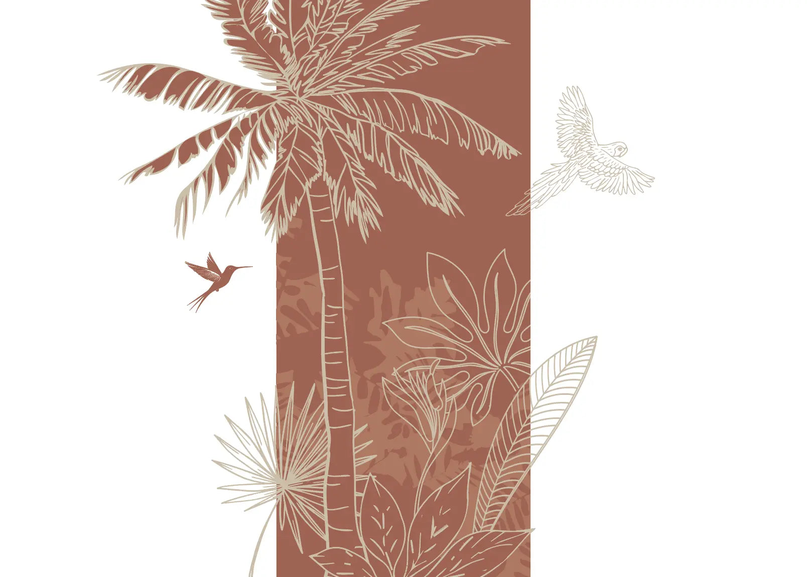 Évasion Terracotta - Motifs échappés Dywall