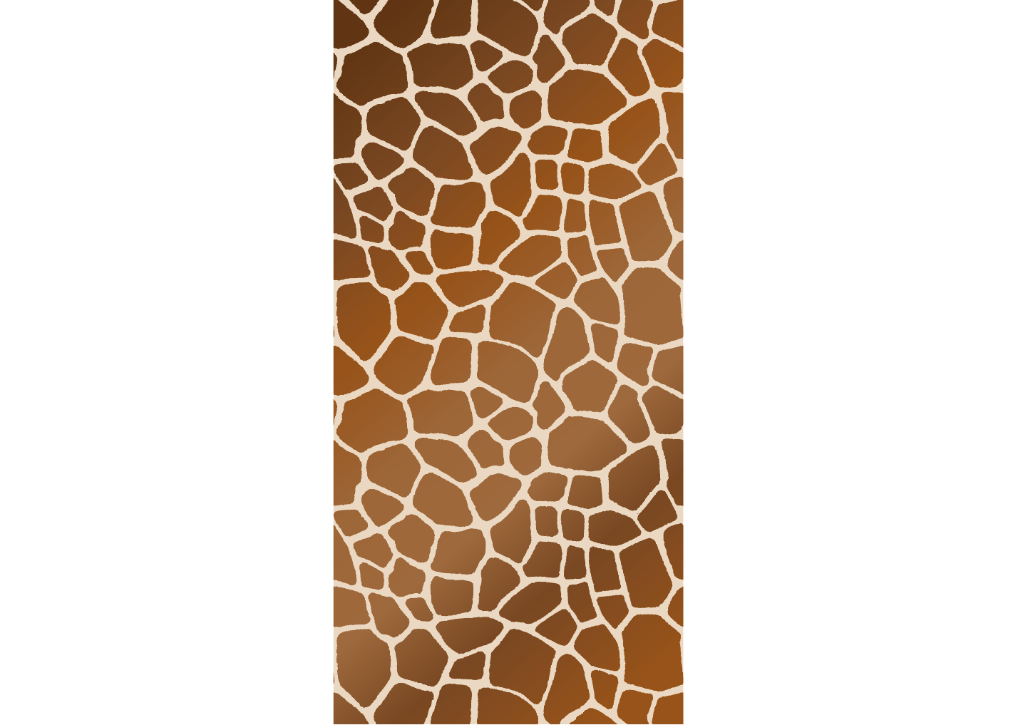 Girafe - Lé de papier peint Dywall