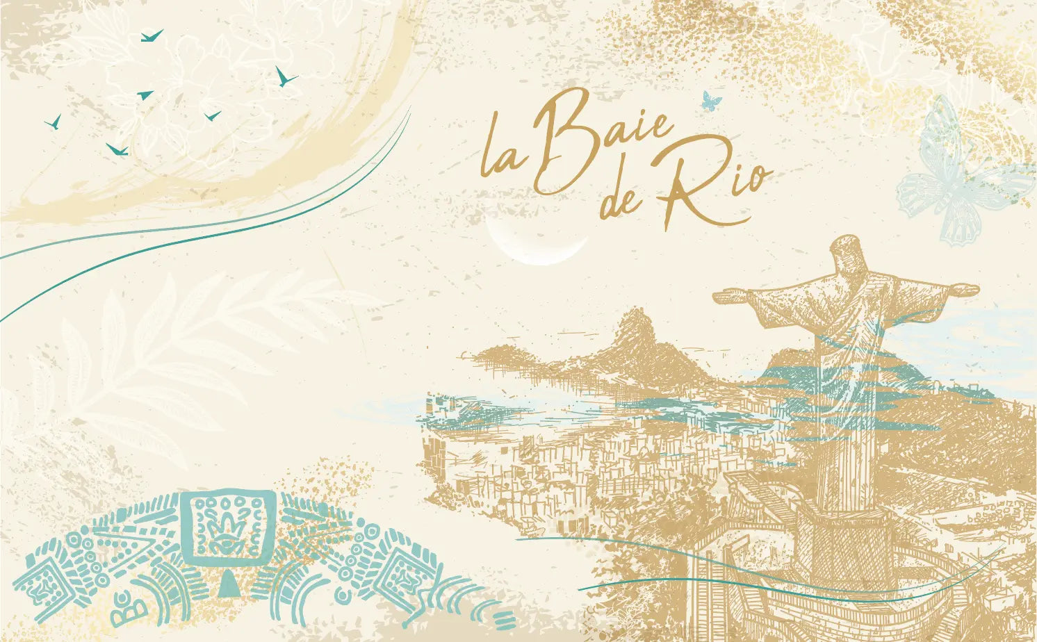 La Baie de Rio - Papier peint panoramique Dywall