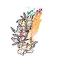 Oiseau Aquarelle - Sticker mural Dywall
