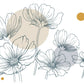 Fleurs de Cosmos - Sticker mural Dywall