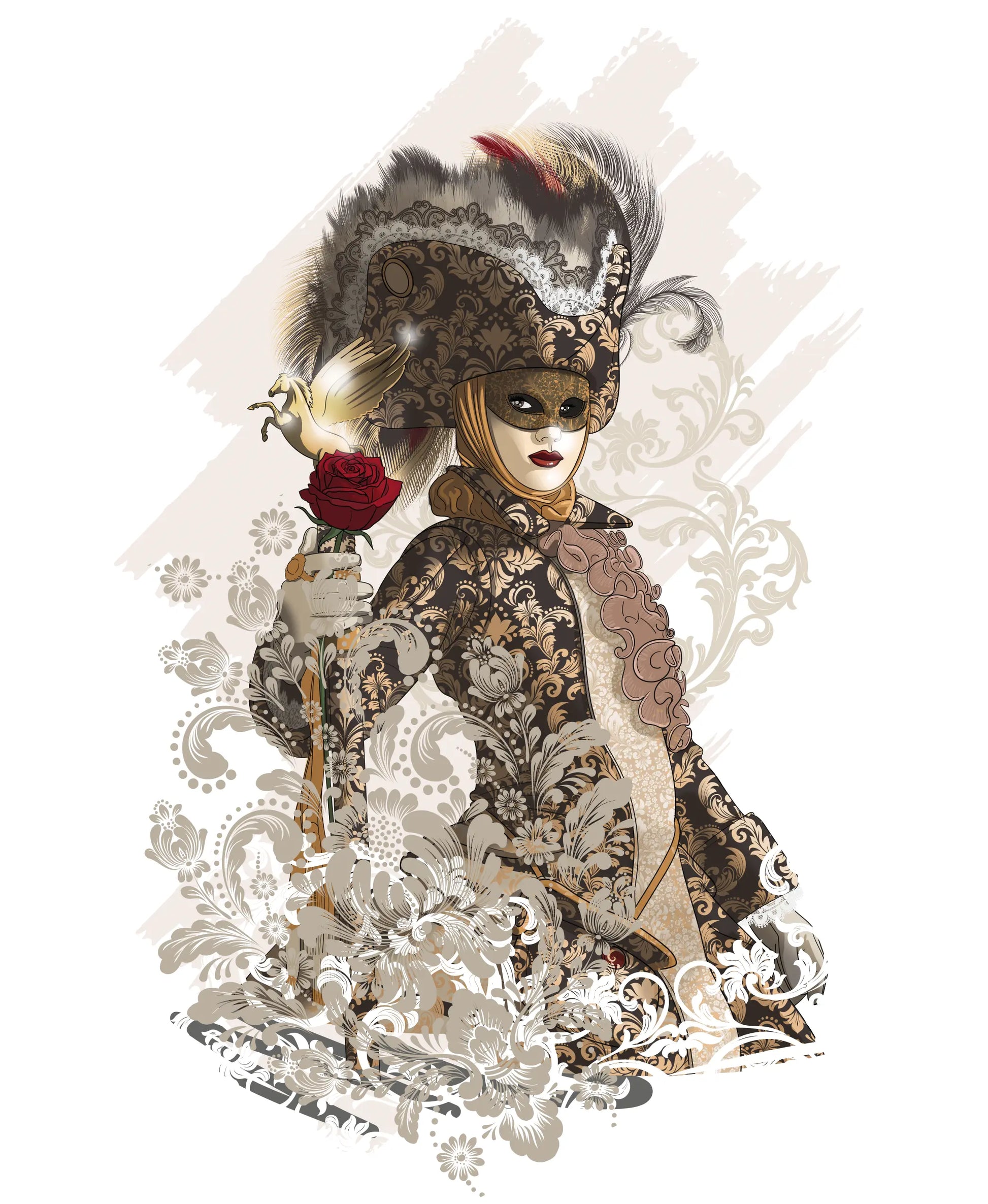 Vénitienne - Sticker mural Dywall