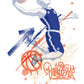 Basket en mouvement - Sticker mural Dywall
