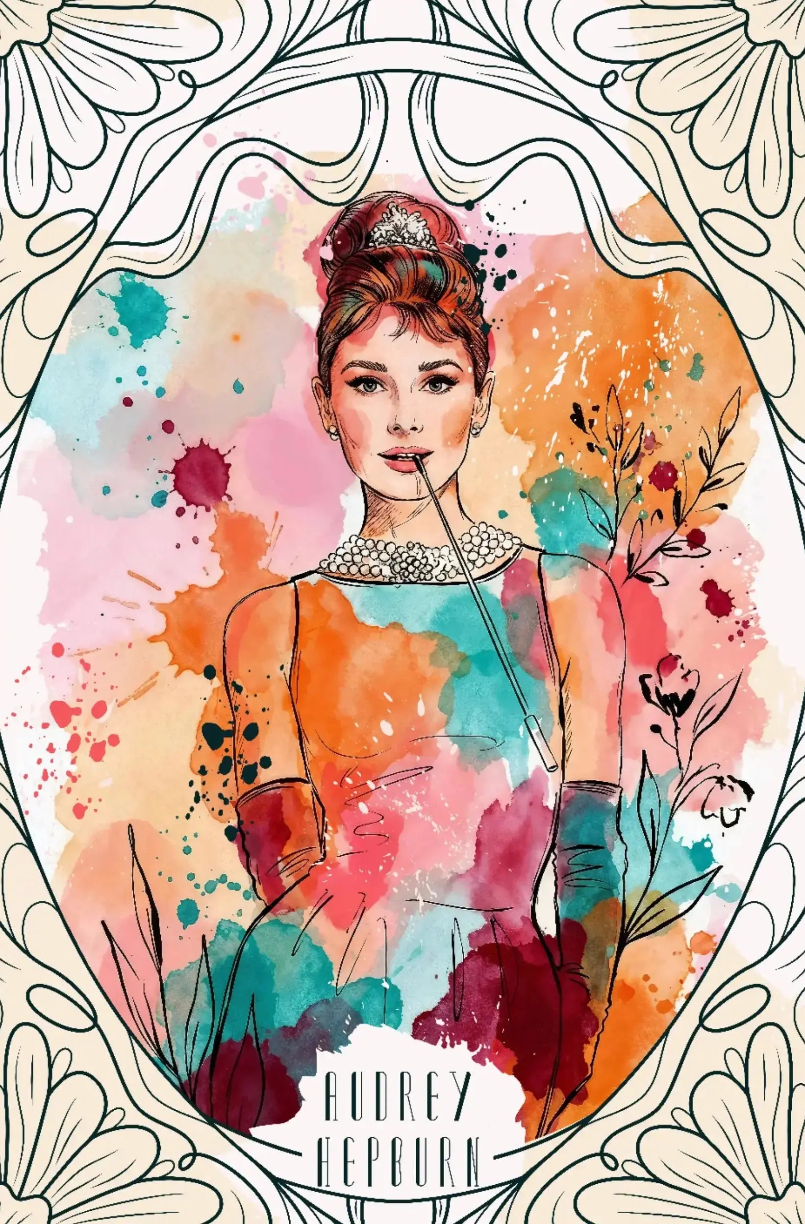 Audrey Hepburn - Affiche / Poster Dywall