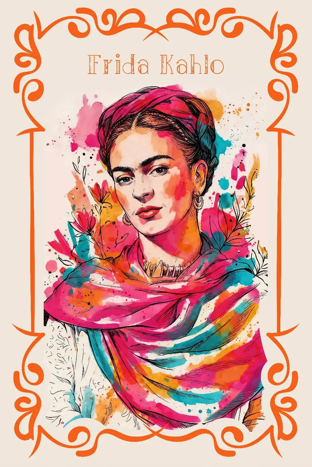 Frida Kahlo - Affiche / Poster Dywall