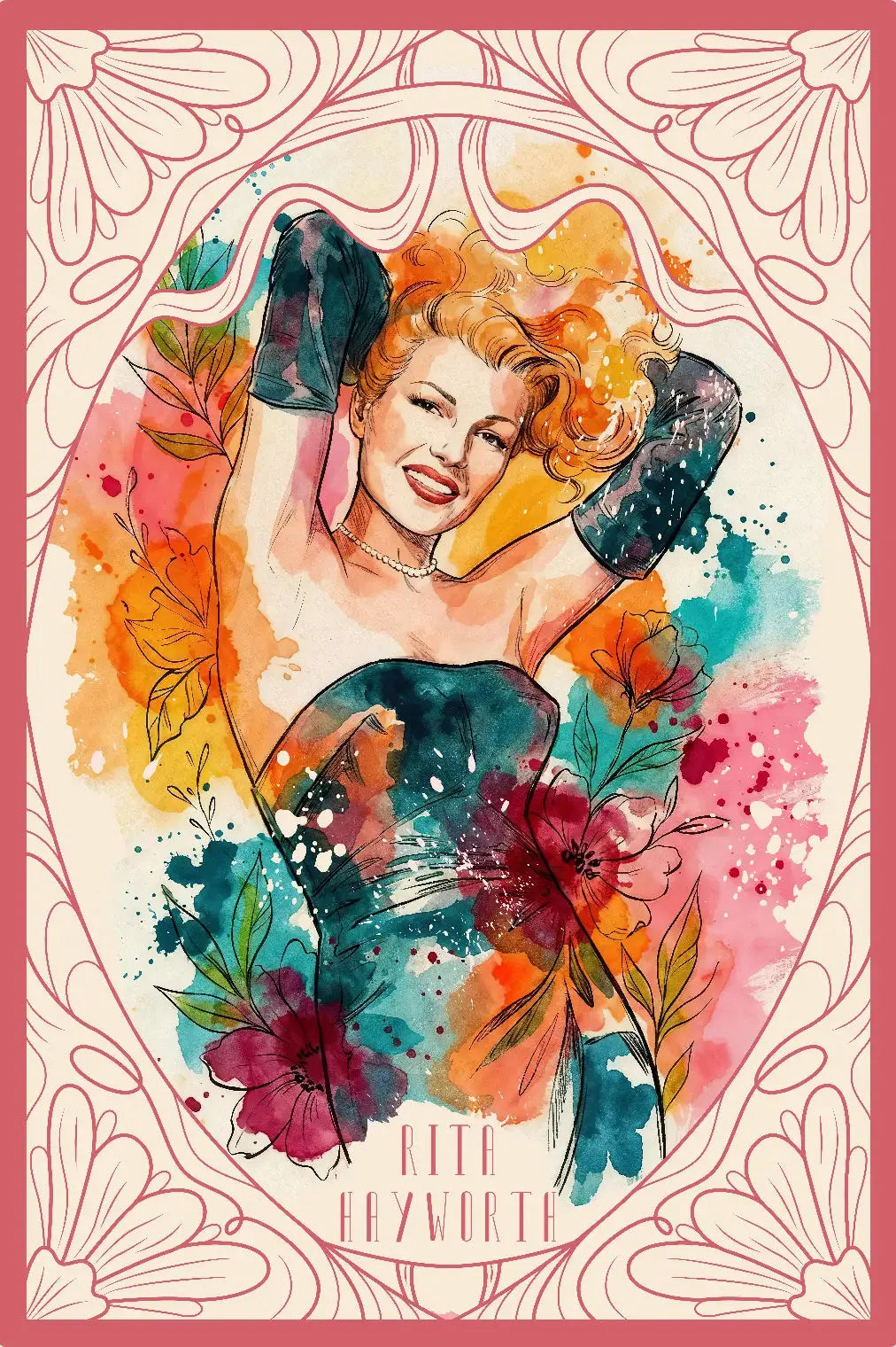 Rita Hayworth - Affiche / Poster Dywall