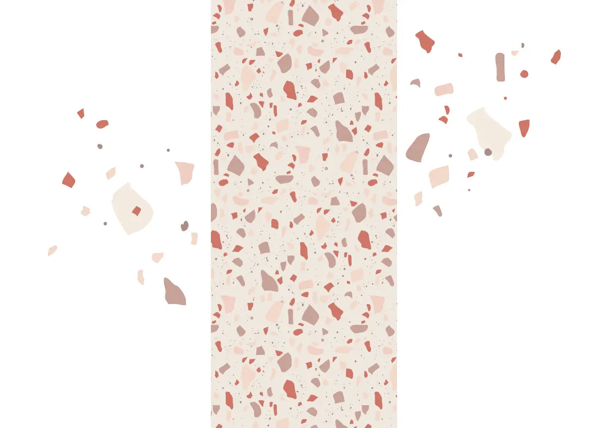 Terrazzo Poudré - Motifs échappés - Dywall
