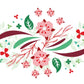 Symphonie Florale- Sticker mural Dywall