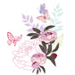 L'Envolée de Pivoines - Sticker mural Dywall