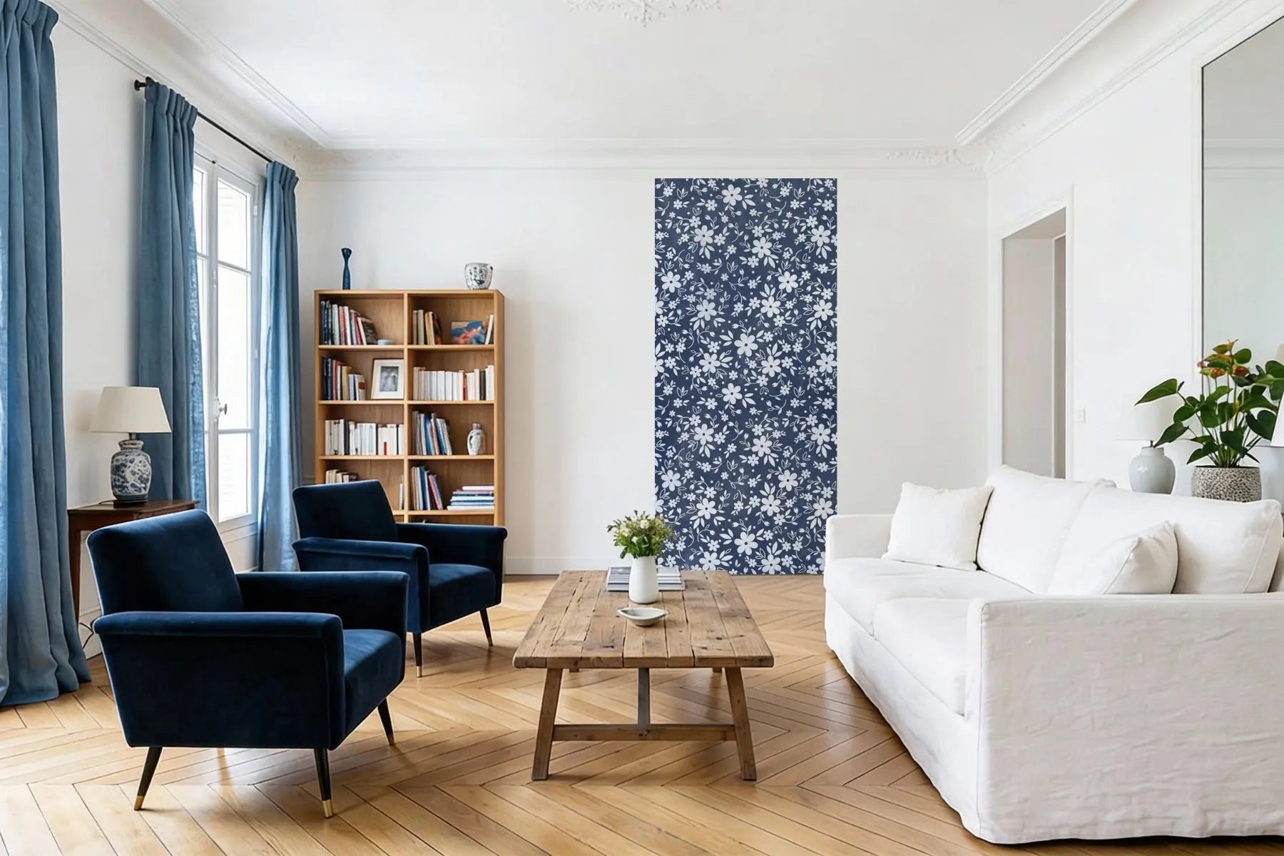 Fleurs - Lé de papier peint Dywall