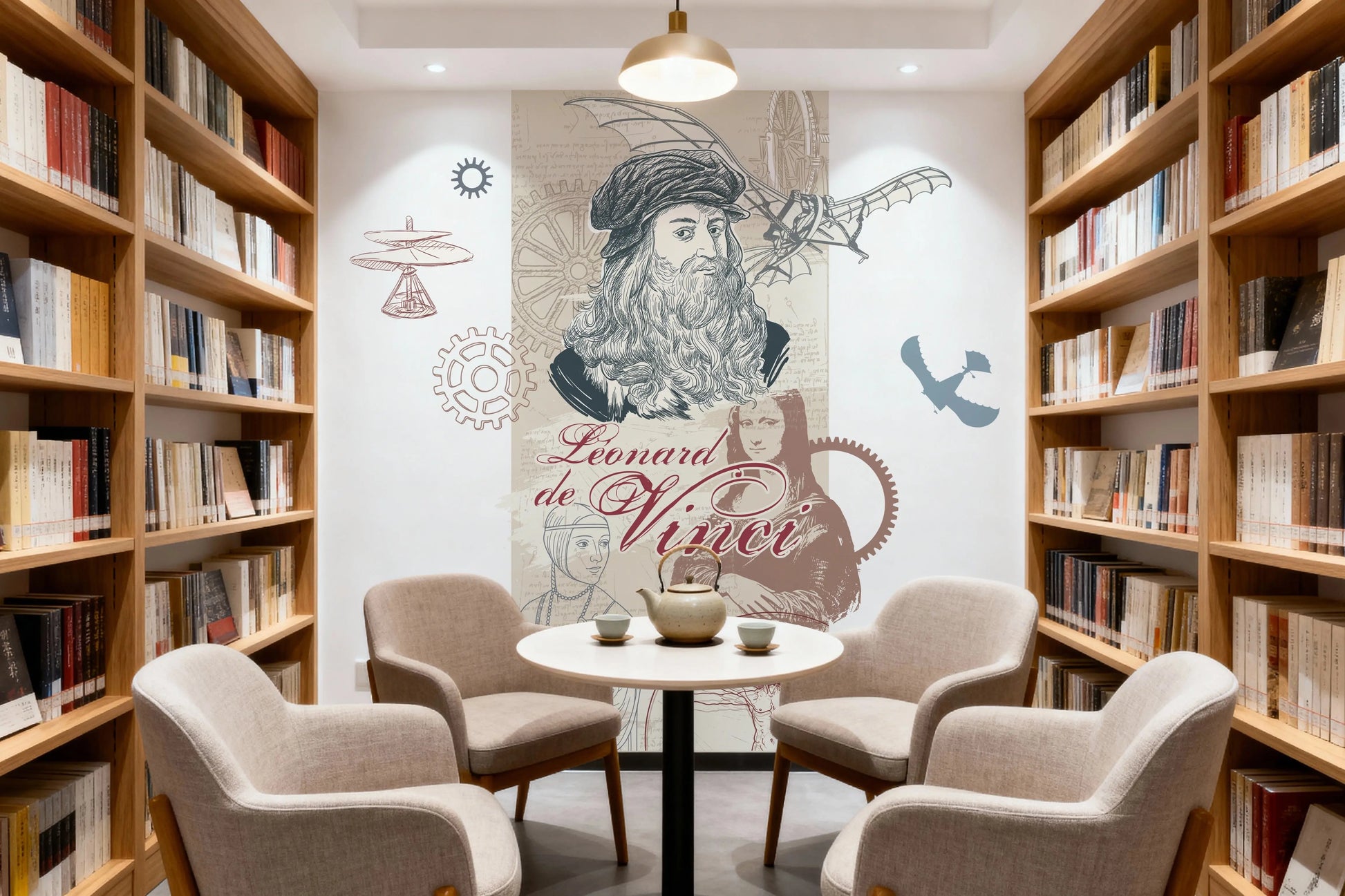 Léonard de Vinci - Motifs échappés Dywall