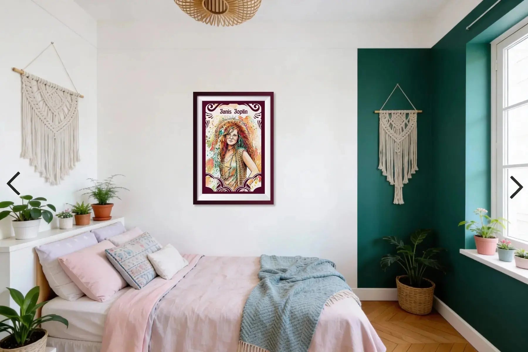Janis Joplin - Affiche / Poster Dywall