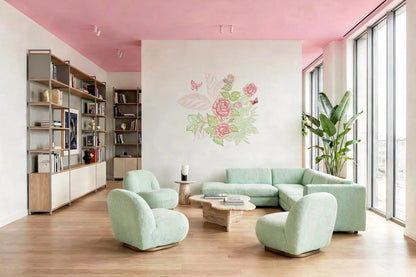 L'Éclosion Pastel - Sticker mural Dywall