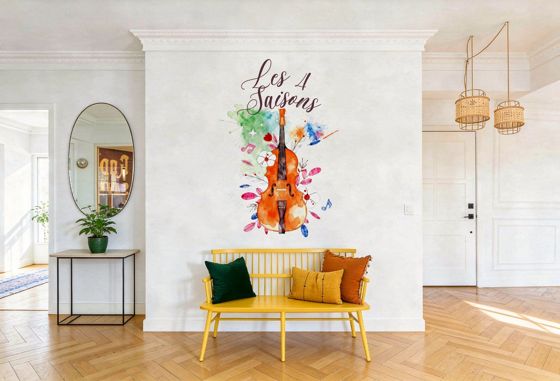 Les 4 Saisons - Sticker mural Dywall