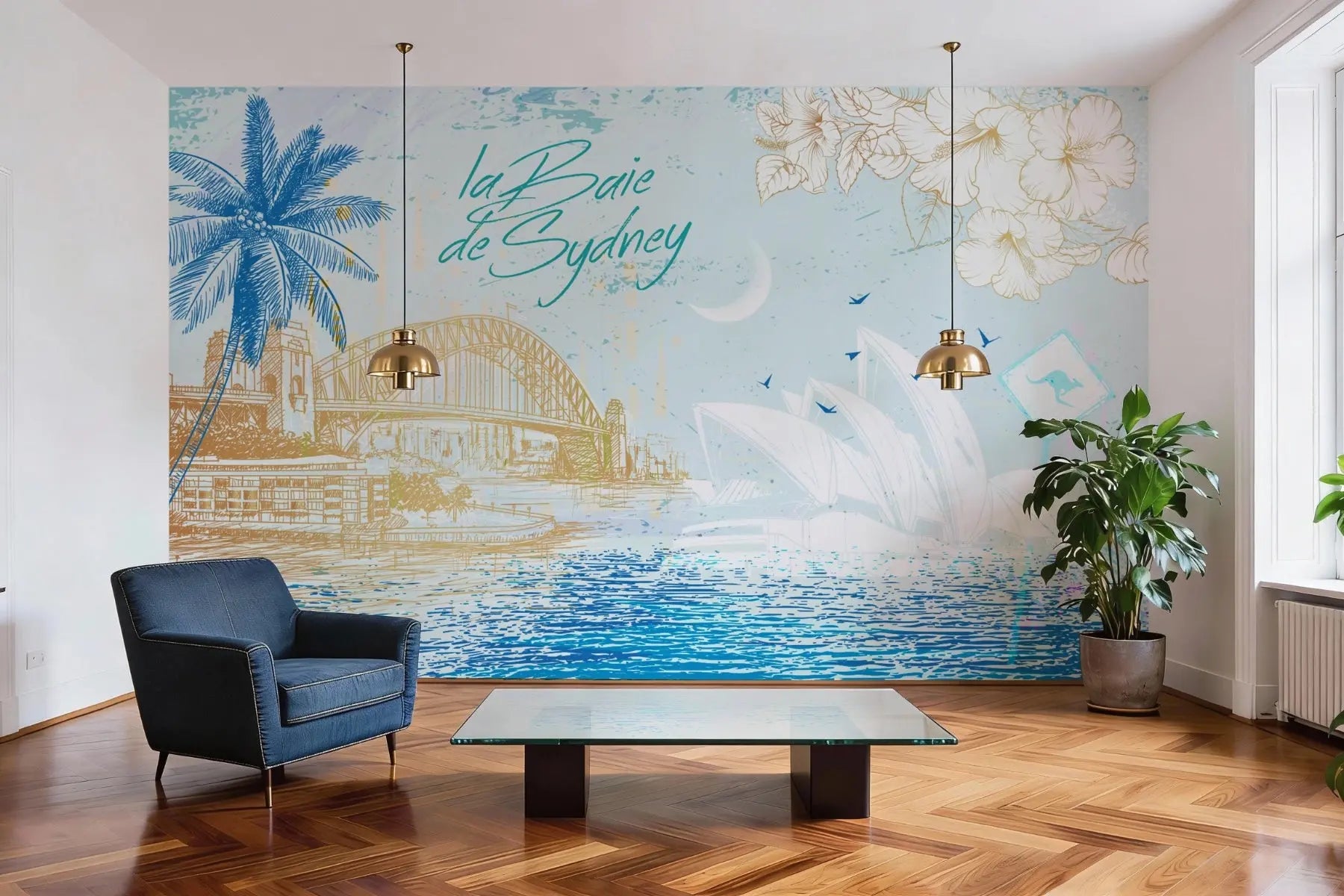 La Baie de Sydney - Papier peint panoramique Dywall