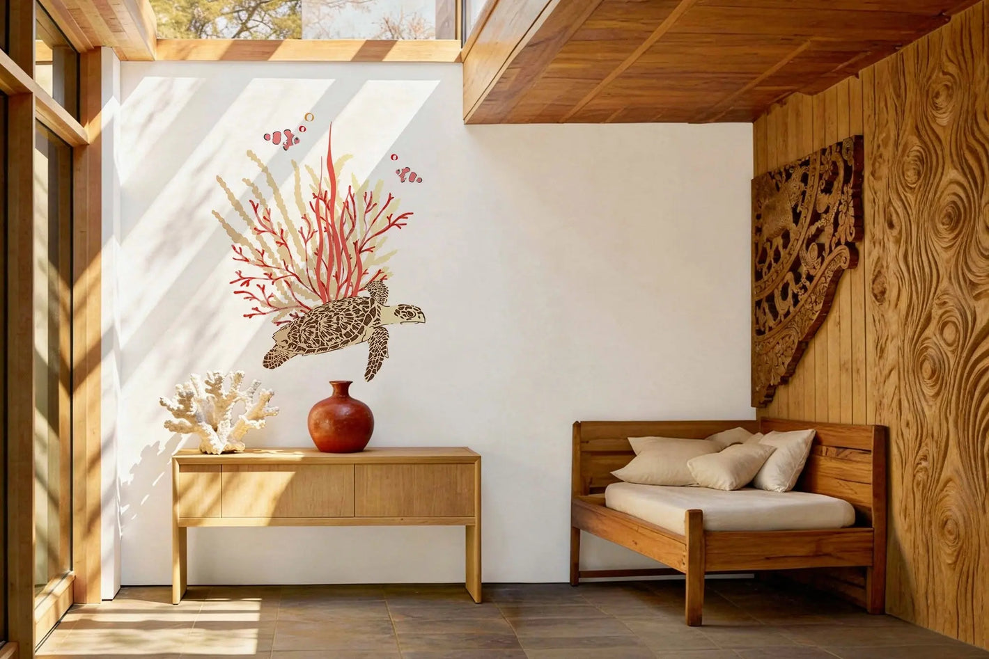 Tortue Marine - Sticker mural Dywall