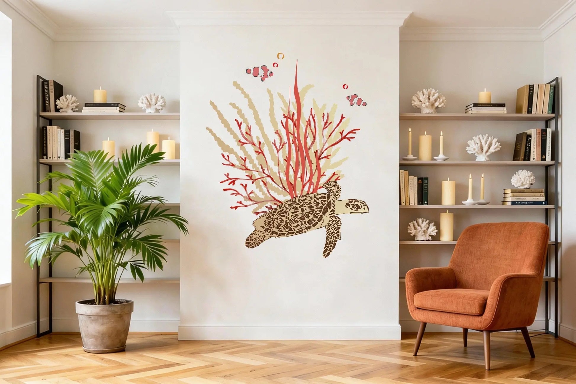 Tortue Marine - Sticker mural Dywall