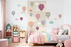 Montgolfières - Motifs échappés Dywall