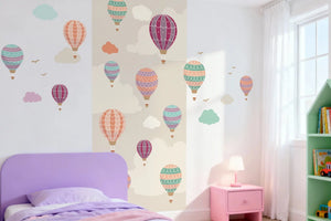 Montgolfières - Motifs échappés Dywall