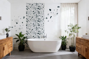Terrazzo Gris - Motifs échappés - Dywall