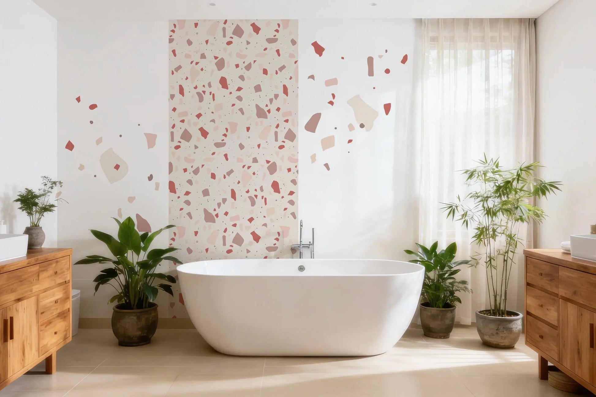 Terrazzo Poudré - Motifs échappés - Dywall