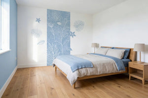 Herbier Bleu - Motifs échappés Dywall