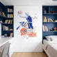 Basket en mouvement - Sticker mural Dywall