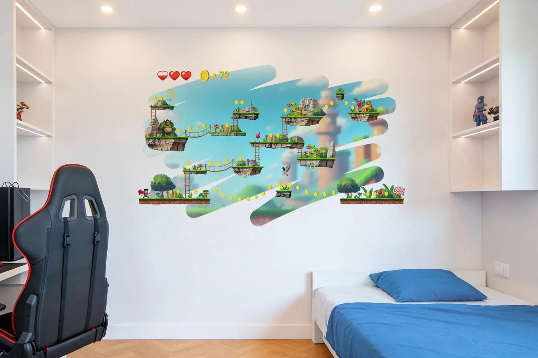 Univers Gamer - Sticker mural Dywall