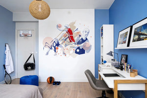 Basketball - Sticker mural Dywall