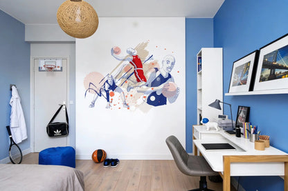 Basketball - Sticker mural Dywall