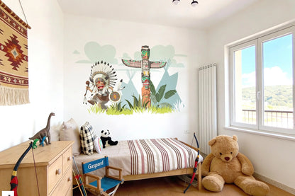 Petit Indien - Sticker mural Dywall