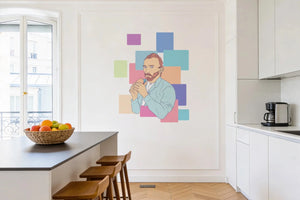 Van Gogh Pop - Sticker mural Dywall