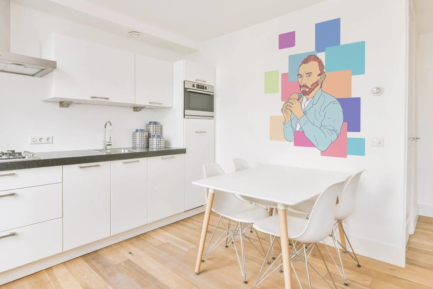 Van Gogh Pop - Sticker mural Dywall
