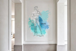 David - Sticker mural Dywall
