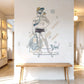 Skateur parisien - Sticker mural Dywall