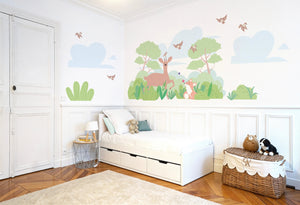 Animaux de la Forêt - Sticker mural Dywall