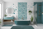 Terrazzo Aqua - Motifs échappés Dywall