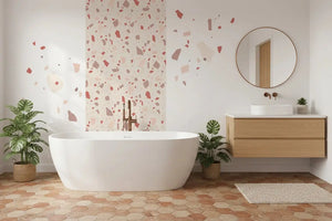 Terrazzo Poudré - Motifs échappés - Dywall