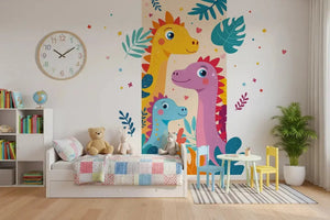 Dinos en Famille - Motifs échappés Dywall