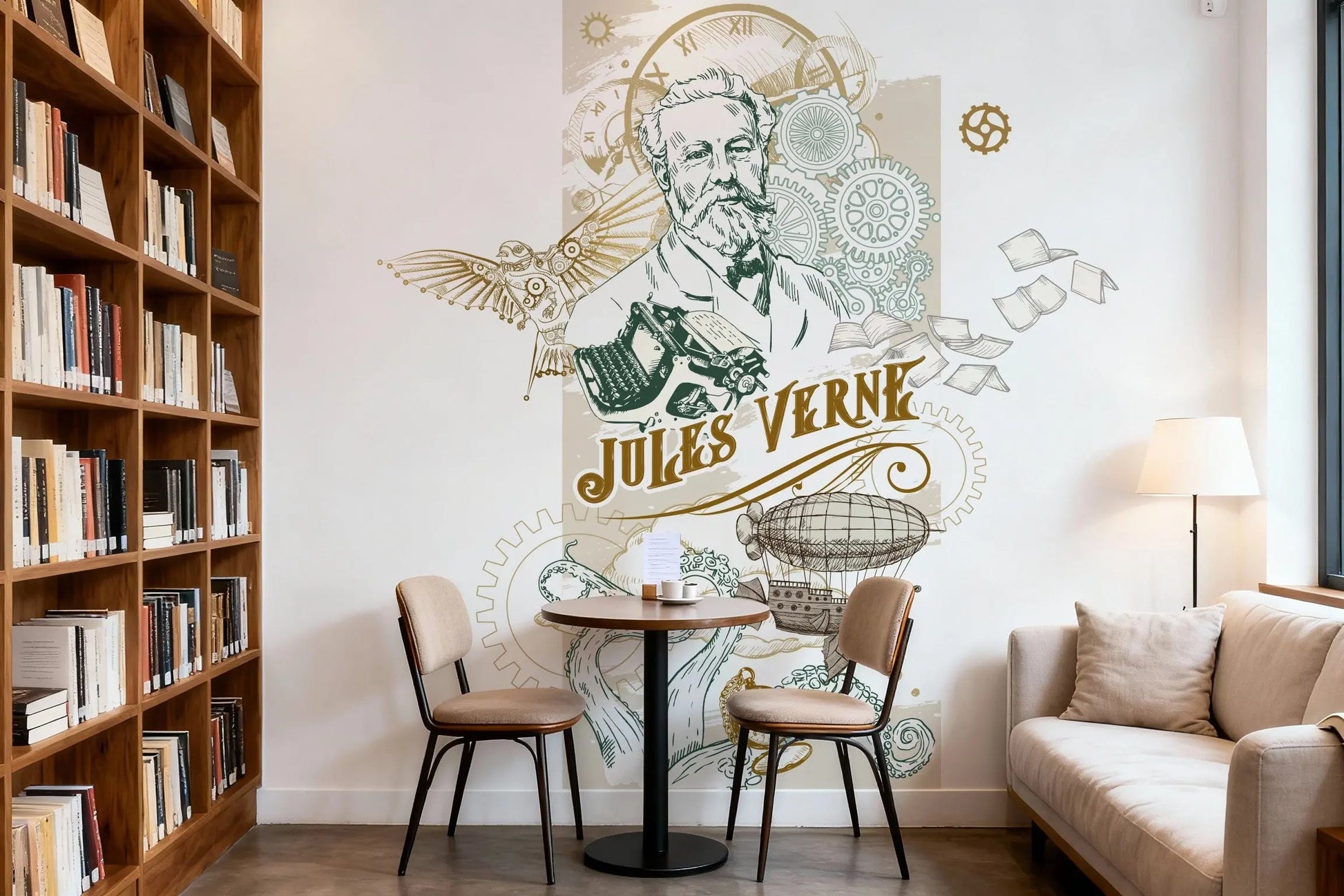 Lé L'univers de Jules Verne - Motifs échappés Dywall