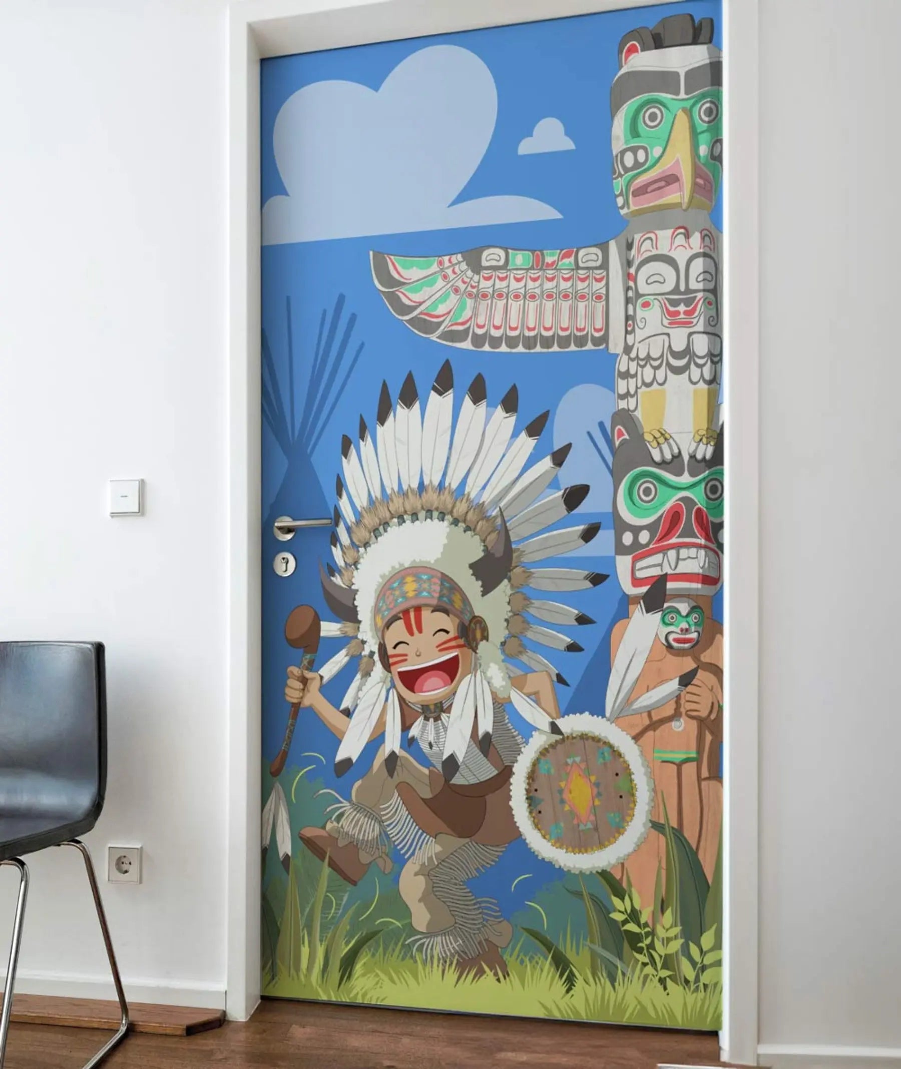 Petit Chef - Covering de porte Dywall