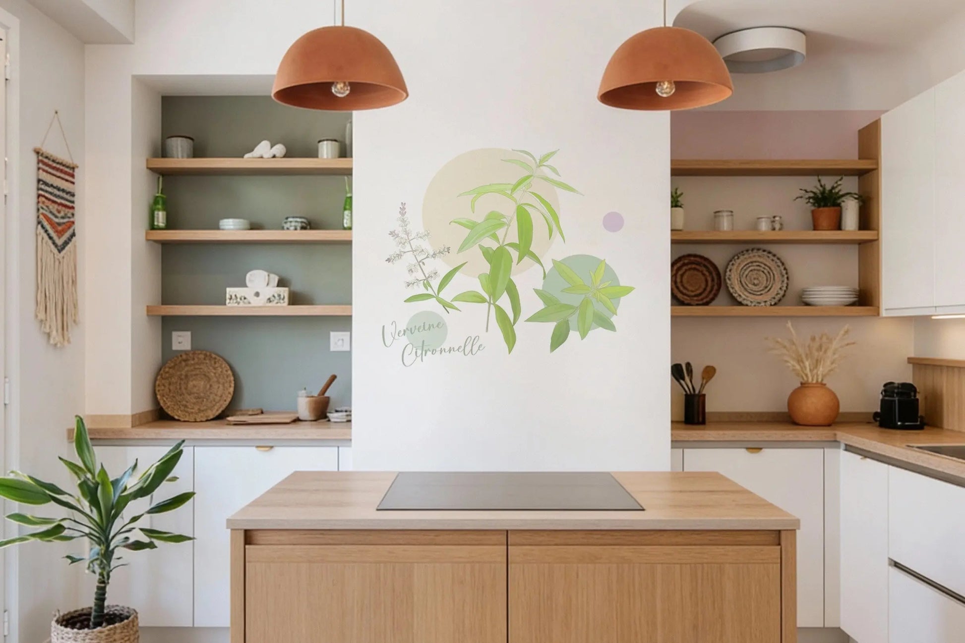 Verveine Citronnelle - Sticker mural Dywall